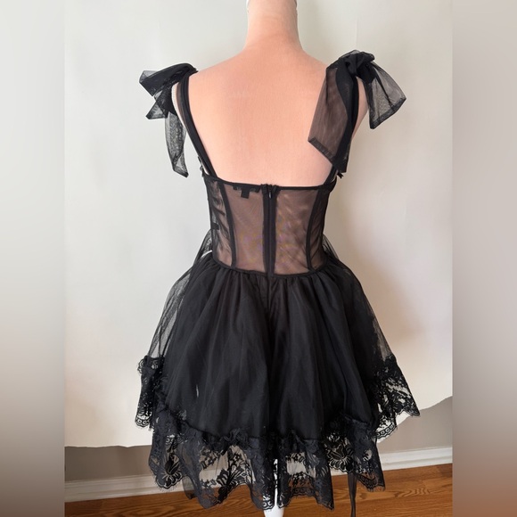 Dolls Kill DANCE WITH DEATH MINI DRESS - Picture 8 of 8